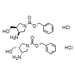 cis-1-Cbz-3-amino-4-(hydroxymethyl)pyrrolidine Hydrochloride