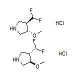 trans-3-(Difluoromethyl)-4-methoxypyrrolidine Hydrochloride