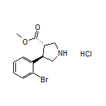 Methyl (3S,4R)-4-(2-Bromophenyl)pyrrolidine-3-carboxylate Hydrochloride