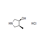 (3S,4S)-4-Methylpyrrolidin-3-ol Hydrochloride