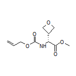 Methyl (R)-2-[[(Allyloxy)carbonyl]amino]-2-(oxetan-3-yl)acetate