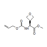 Methyl (S)-2-[[(Allyloxy)carbonyl]amino]-2-(oxetan-3-yl)acetate