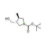 (3R,4R)-1-Boc-3-(hydroxymethyl)-4-methylpyrrolidine