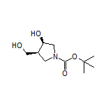 (3R,4S)-1-Boc-4-(hydroxymethyl)pyrrolidin-3-ol