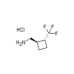 [(1R,2R)-2-(Trifluoromethyl)cyclobutyl]methanamine Hydrochloride