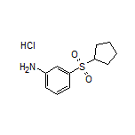 3-(Cyclopentylsulfonyl)aniline Hydrochloride