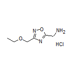 1[3-(Ethoxymethyl)-1,2,4-oxadiazol-5-yl]methanamine Hydrochloride