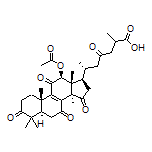 (6R)-6-((5R,10S,12S,13R,14R,17R)-12-Acetoxy-4,4,10,13,14-pentamethyl-3,7,11,15-tetraoxo-2,3,4,5,6,7,10,11,12,13,14,15,16,17-tetradecahydro-1H-cyclopenta[a]phenanthren-17-yl)-2-methyl-4-oxoheptanoic Acid