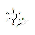 3-Methyl-1-phenyl-2,3,4,5,6-d5-1H-pyrazol-5(4H)-one