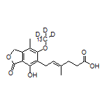 6-(4-Hydroxy-7-methyl-3-oxo-6-methoxy-13C-d3-1,3-dihydroisobenzofuran-5-yl)-4-methyl-4-hexenoic Acid