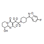 3-[2-[4-(6-Fluorobenzo[d]isoxazol-3-yl)-1-piperidyl]ethyl-d4]-9-hydroxy-2-methyl-6,7,8,9-tetrahydro-4H-pyrido[1,2-a]pyrimidin-4-one