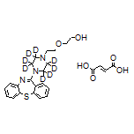 2-[2-(4-(Dibenzo[b,f][1,4]thiazepin-11-yl)-1-piperazinyl-d8)ethoxy]ethanol Fumarate