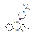 2-Methyl-4-(4-methyl-d3-1-piperazinyl)-10H-benzo[b]thieno[2,3-e][1,4]diazepine