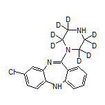 8-Chloro-11-(1-piperazinyl-2,2,3,3,5,5,6,6-d8)-5H-dibenzo[b,e][1,4]diazepine