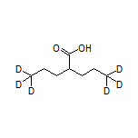 2-(Propyl-3,3,3-d3)pentanoic Acid-5,5,5-d3