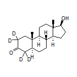 5alpha-Dihydrotestosterone-2,2,4,4-d4