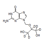 2-Amino-9-[[(1,3-dihydroxy-2-propyl-1,1,2,3,3-d5)oxy]methyl]-1H-purin-6(9H)-one