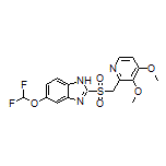 5-(Difluoromethoxy)-2-[[(3,4-dimethoxypyridin-2-yl)methyl]sulfonyl]benzimidazole