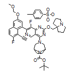 (2S)-7a-[[[4-(8-Boc-3,8-diazabicyclo[3.2.1]octan-3-yl)-7-[8-ethynyl-7-fluoro-3-(methoxymethoxy)-1-naphthyl]-8-fluoropyrido[4,3-d]pyrimidin-2-yl]oxy]methyl]hexahydro-2-pyrrolizinyl 4-Methylbenzenesulfonate