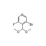 3-Bromo-4-(dimethoxymethyl)-5-fluoropyridine