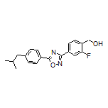 [2-Fluoro-4-[5-(4-isobutylphenyl)-1,2,4-oxadiazol-3-yl]phenyl]methanol