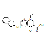 6-[(2,3-Dihydro-1H-indene-2-yl)amino]-1-ethyl-4-oxo-1,4-dihydro-1,8-naphthyridine-3-carboxylic Acid