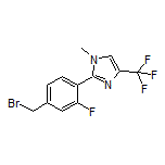 2-[4-(Bromomethyl)-2-fluorophenyl]-1-methyl-4-(trifluoromethyl)imidazole