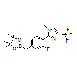 3-Fluoro-4-[1-methyl-4-(trifluoromethyl)-2-imidazolyl]benzylboronic Acid Pinacol Ester