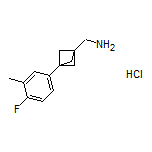 1-[3-(4-Fluoro-3-methylphenyl)bicyclo[1.1.1]pentan-1-yl]methanamine Hydrochloride