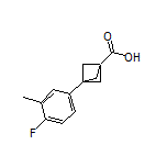 3-(4-Fluoro-3-methylphenyl)bicyclo[1.1.1]pentane-1-carboxylic Acid