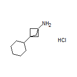 3-Cyclohexylbicyclo[1.1.1]pentan-1-amine Hydrochloride