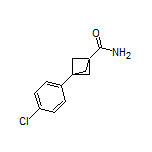 3-(4-Chlorophenyl)bicyclo[1.1.1]pentane-1-carboxamide