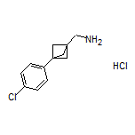 1-[3-(4-Chlorophenyl)bicyclo[1.1.1]pentan-1-yl]methanamine Hydrochloride