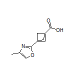 3-(4-Methyloxazol-2-yl)bicyclo[1.1.1]pentane-1-carboxylic Acid