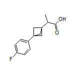 2-[3-(4-Fluorophenyl)bicyclo[1.1.1]pentan-1-yl]propanoic Acid