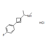 1-[3-(4-Fluorophenyl)bicyclo[1.1.1]pentan-1-yl]-N-methylethanamine Hydrochloride