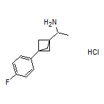 1-[3-(4-Fluorophenyl)bicyclo[1.1.1]pentan-1-yl]ethanamine Hydrochloride