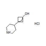 3-(4-Piperidyl)bicyclo[1.1.1]pentan-1-ol Hydrochloride