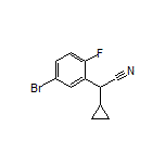 2-(5-Bromo-2-fluorophenyl)-2-cyclopropylacetonitrile