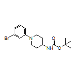 N-Boc-1-(3-bromophenyl)piperidin-4-amine