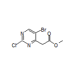 Methyl 2-(5-Bromo-2-chloropyrimidin-4-yl)acetate