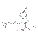 5-Bromo-2-(diethoxymethyl)-1-[[2-(trimethylsilyl)ethoxy]methyl]benzimidazole