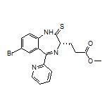 Methyl (S)-3-[7-Bromo-5-(2-pyridyl)-2-thioxo-2,3-dihydro-1H-benzo[e][1,4]diazepin-3-yl]propanoate