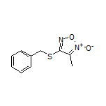 4-(Benzylthio)-3-methyl-1,2,5-oxadiazole 2-Oxide