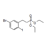 Diethyl 5-Bromo-2-iodophenethylphosphonate