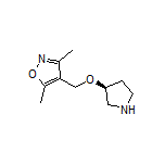 (S)-3,5-Dimethyl-4-[(pyrrolidin-3-yloxy)methyl]isoxazole