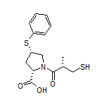 (2S,4S)-1-[(S)-3-Mercapto-2-methylpropanoyl]-4-(phenylthio)pyrrolidine-2-carboxylic Acid