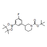 3-(1-Boc-3-piperidyl)-5-fluorophenylboronic Acid Pinacol Ester