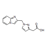 2-[1-(Imidazo[1,2-a]pyridin-2-ylmethyl)-3-pyrazolyl]acetic Acid