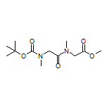 Methyl 2-[2-[Boc(methyl)amino]-N-methylacetamido]acetate